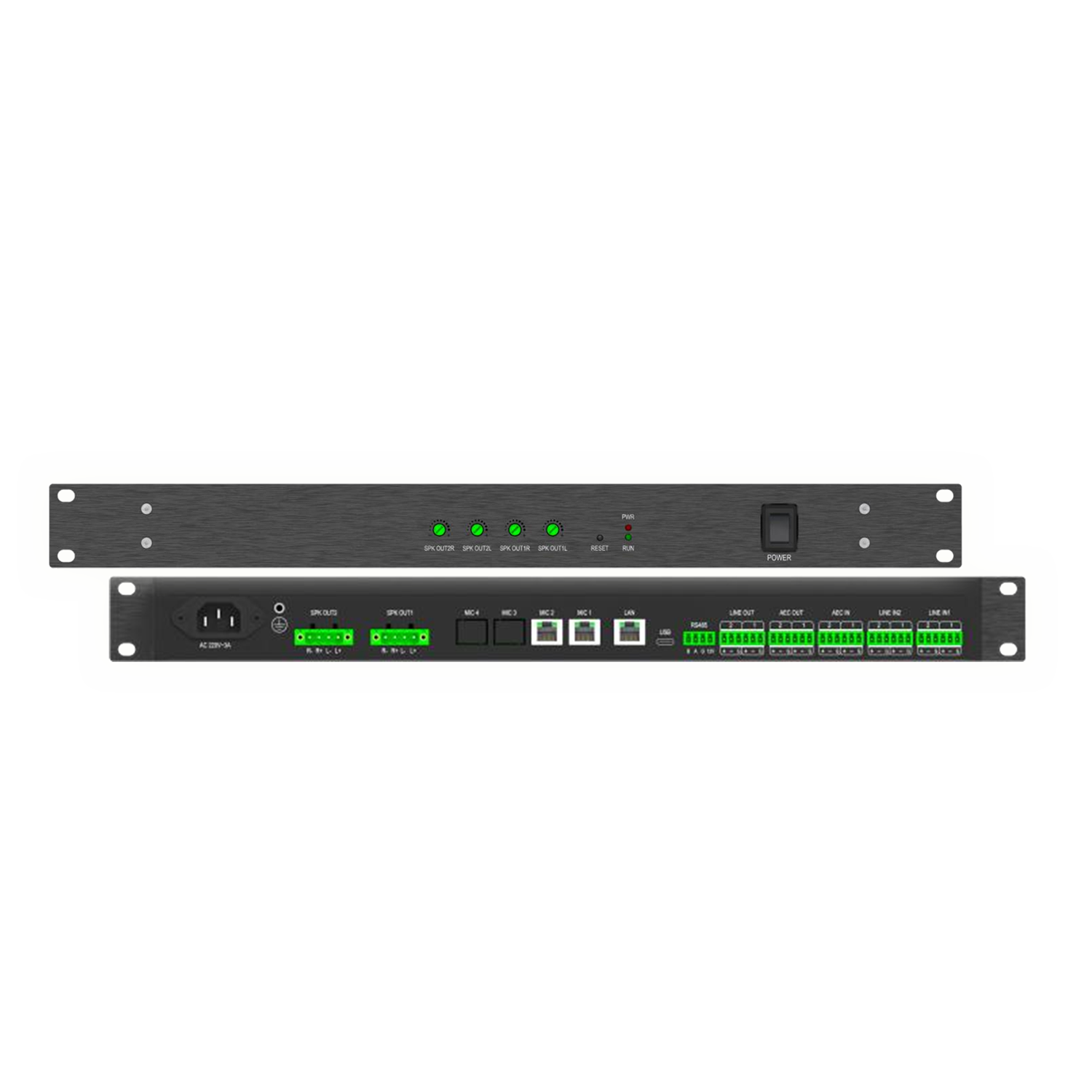 Alphal AI3-4-100 Digital Processor Power Amplifier
